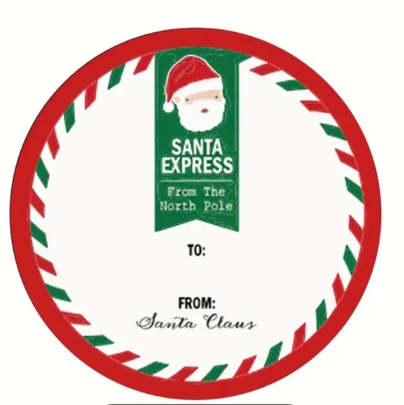 Holiday name tag stickers. Great for packages and presents. - Picture 7 of 7